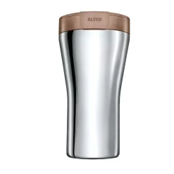 Alessi Caffa Travel Beker Bruin