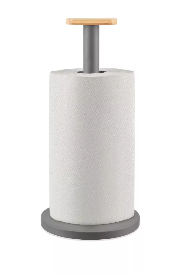 Alessi Mattina Keukenrolhouder Warm Grijs 4 Alessi Mattina Keukenrolhouder Warm Grijs - Afbeelding 4