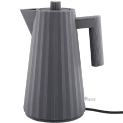 Alessi Plissé Waterkoker 1,7L Grijs
