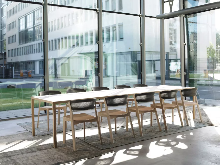 Arco Slim Tafel 190x90 Fineer 33, P-lak 6 Arco Slim Tafel 190x90 Fineer 33, P-lak - Afbeelding 6