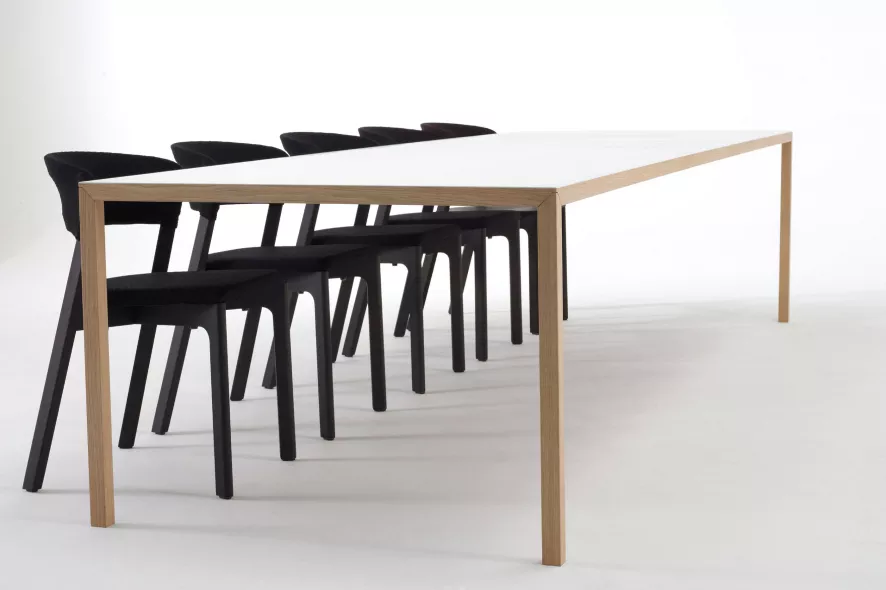 Arco Slim Tafel 190x90 Fineer 33, P-lak 2 Arco Slim Tafel 190x90 Fineer 33, P-lak - Afbeelding 2