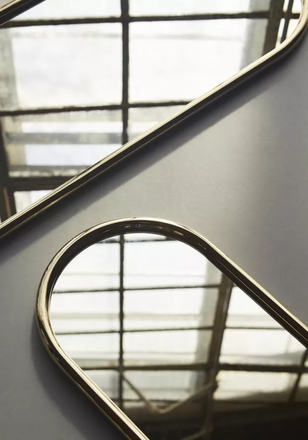 AYTM Angui Spiegel 78x29 Ovaal Silver 3 AYTM Angui Spiegel 78x29 Ovaal Silver - Afbeelding 3