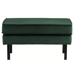 BePureHome Rodeo Velvet Hocker Green Forest