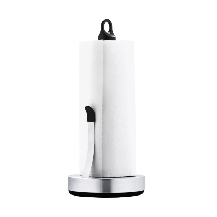 Blomus Loop Keukenrolhouder Zilver 1 Blomus Loop Keukenrolhouder Zilver