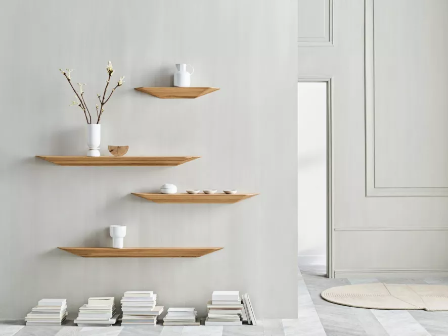 Bolia Falka Wandplank 120x22 Naturel Geolied Eiken 3 Bolia Falka Wandplank 120x22 Naturel Geolied Eiken - Afbeelding 3