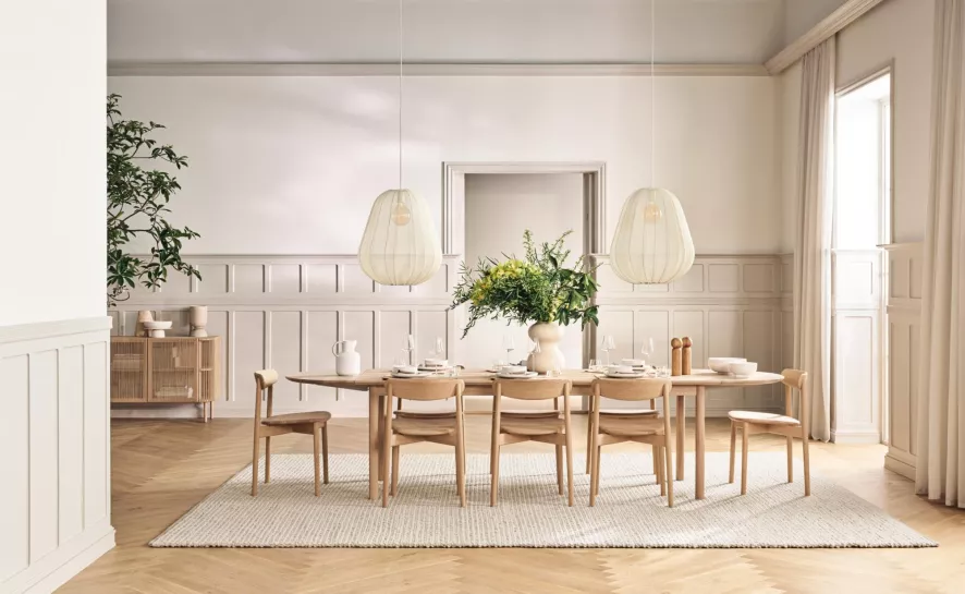 Bolia Merge Eetkamerstoel Met Zitkussen Wit Gepigmenteerd EikenSoil Grey 4 Bolia Merge Eetkamerstoel Met Zitkussen Wit Gepigmenteerd EikenSoil Grey - Afbeelding 4