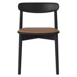 Bolia Merge Eetkamerstoel Met Zitkussen Zwart Eiken Hazelnut