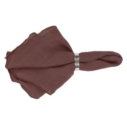 Broste Copenhagen Gracie Servet Aubergine
