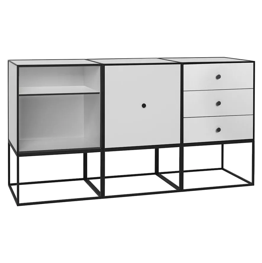 Audo Copenhagen Frame 49 Trio Dressoir Zand 2 Audo Copenhagen Frame 49 Trio Dressoir Zand - Afbeelding 2