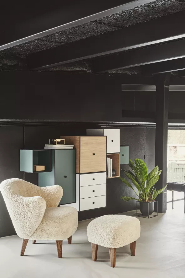 Audo Copenhagen Ingeborg Voetenbank Naturel Eiken Grand Mohair 1103 8 Audo Copenhagen Ingeborg Voetenbank Naturel Eiken Grand Mohair 1103 - Afbeelding 8