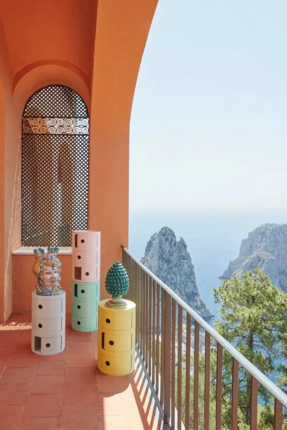 Kartell Componibili Bio Kast Rond Large Groen (3 Comp.) 8 Kartell Componibili Bio Kast Rond Large Groen (3 Comp.) - Afbeelding 8