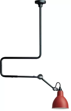 DCW éditions Lampe Gras N312 Plafondlamp Rood