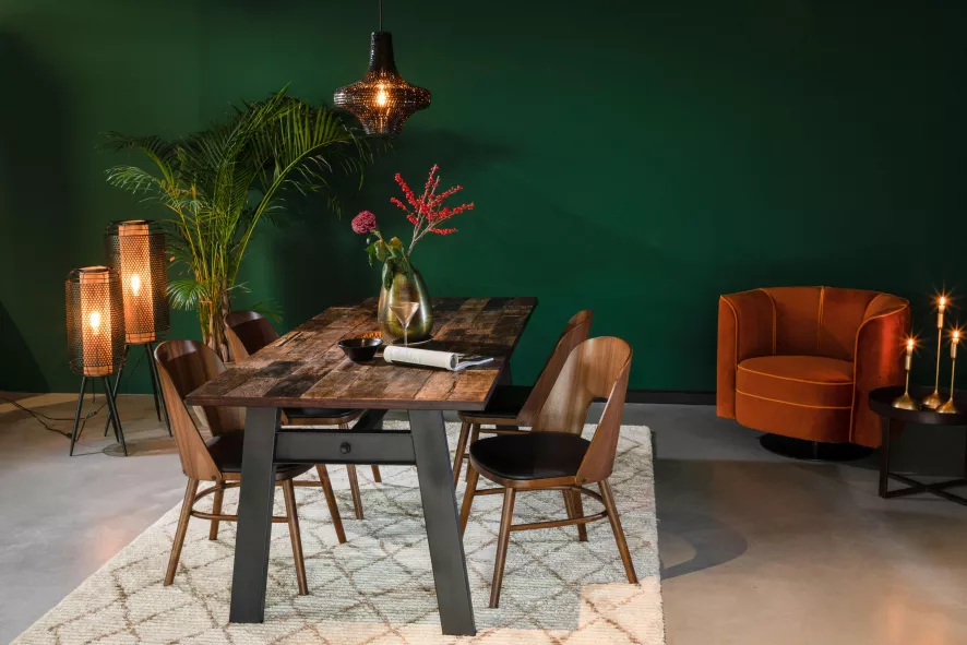 Dutchbone Tweedekansje - Flower Fauteuil Draaifauteuil Oranje 17 Dutchbone Tweedekansje - Flower Fauteuil Draaifauteuil Oranje - Afbeelding 17