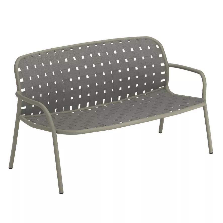Emu Yard 2-zits Tuinbank Grijs/Groen 1 Emu Yard 2-zits Tuinbank Grijs/Groen