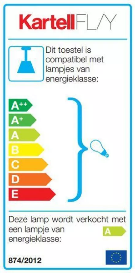 Kartell FL/Y Hanglamp Ø52 Wolkenblauw 10 Kartell FL/Y Hanglamp Ø52 Wolkenblauw - Afbeelding 10