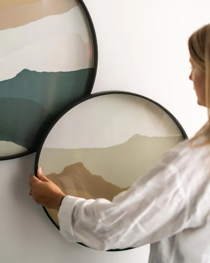 Ethnicraft Wabi Sabi Dienblad Graphite Ø92 5 Ethnicraft Wabi Sabi Dienblad Graphite Ø92 - Afbeelding 5