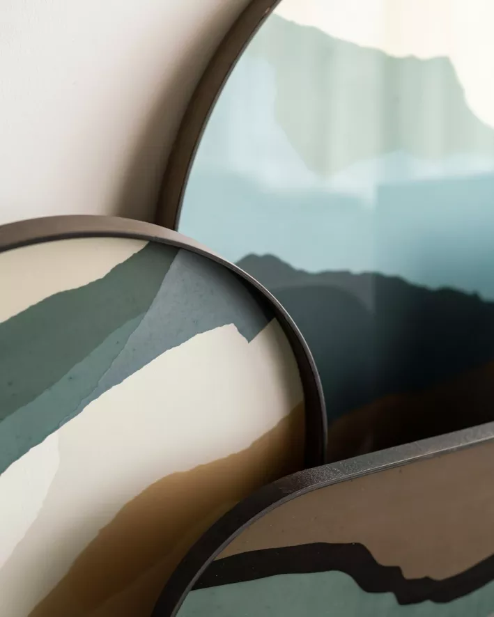 Ethnicraft Wabi Sabi Dienblad Graphite Ø92 8 Ethnicraft Wabi Sabi Dienblad Graphite Ø92 - Afbeelding 8