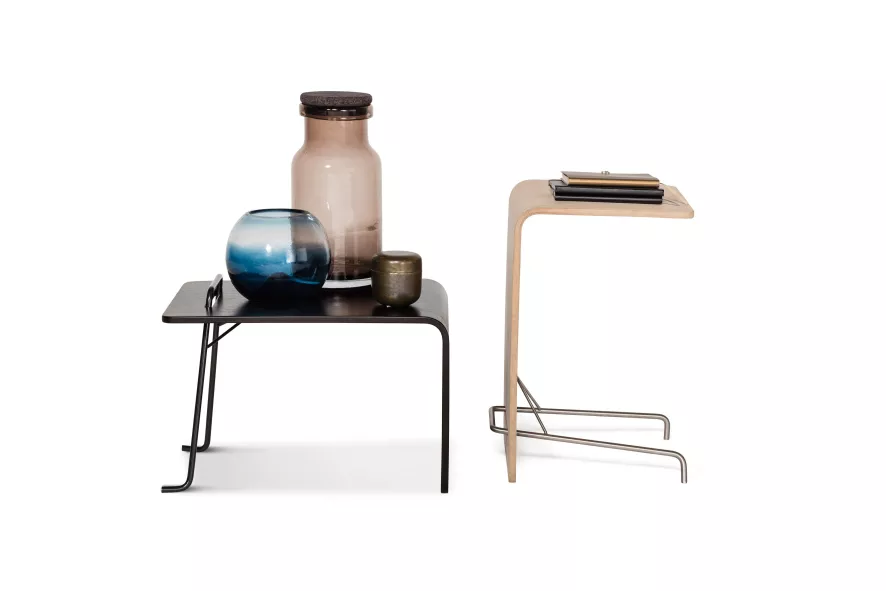 EYYE Tag Bijzettafel Laag Donker Eiken Dusk 2 EYYE Tag Bijzettafel Laag Donker Eiken Dusk - Afbeelding 2