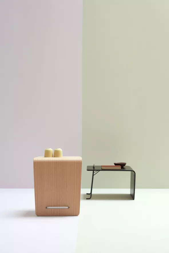 EYYE Tag Bijzettafel Laag Donker Eiken Dusk 5 EYYE Tag Bijzettafel Laag Donker Eiken Dusk - Afbeelding 5