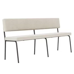 FÉST Monday Eetbank 160 Zwart Soil 01 Natural