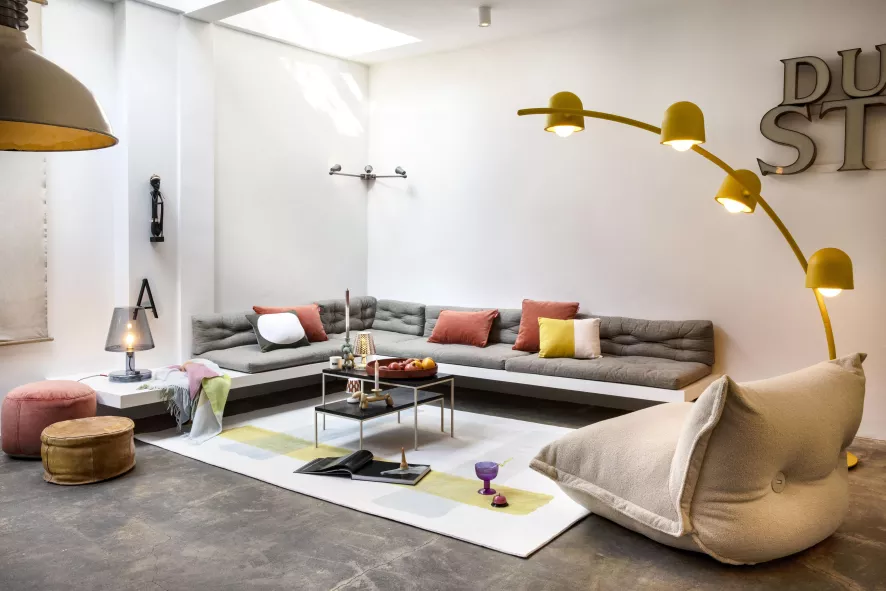 Fatboy Point Stonewashed Poef Grijs 5 Fatboy Point Stonewashed Poef Grijs - Afbeelding 5