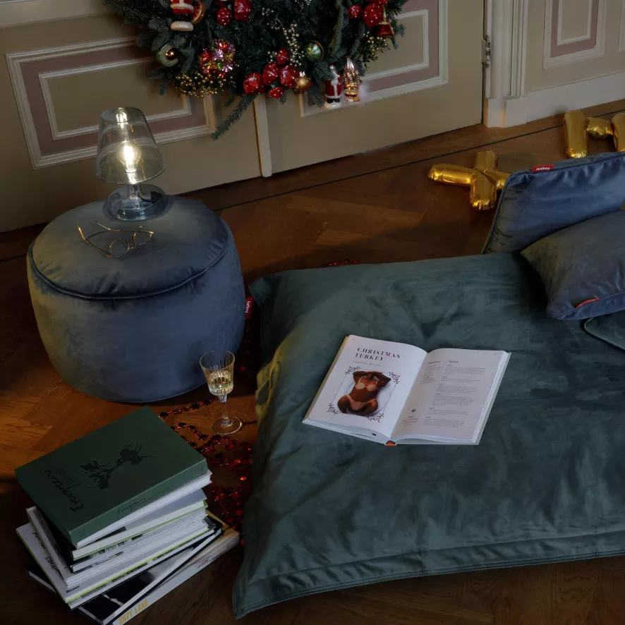 Fatboy King Velvet Kussen Rechthoek 66x40 Recycled Night 5 Fatboy King Velvet Kussen Rechthoek 66x40 Recycled Night - Afbeelding 5