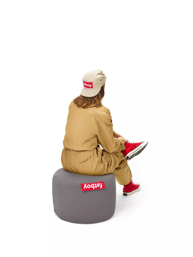 Fatboy Point Stonewashed Poef Grijs 6 Fatboy Point Stonewashed Poef Grijs - Afbeelding 6