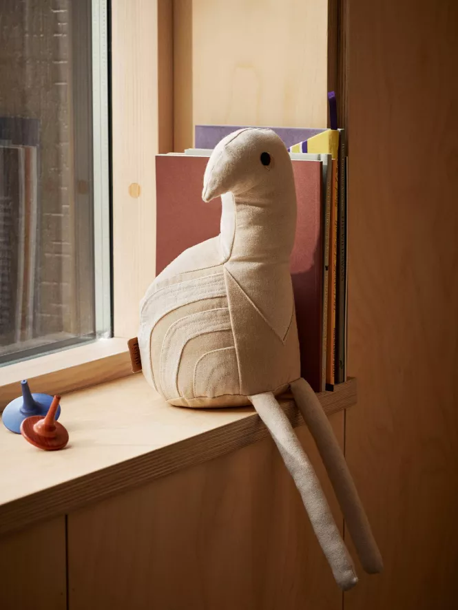 Ferm Living Birdy Teddy Knuffel Off-white 3 Ferm Living Birdy Teddy Knuffel Off-white - Afbeelding 3