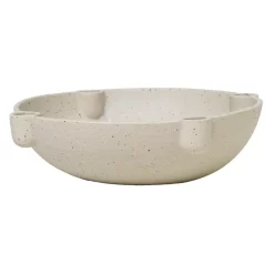 Ferm Living Bowl Kandelaar L Keramiek Beige