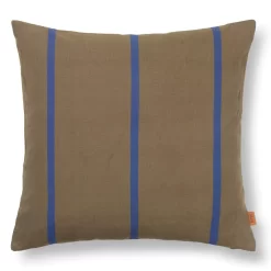 Ferm Living Grand Kussen 50x50 Olive/Bright Blue