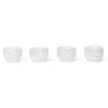 Ferm Living Tinta Eierdopje Set Van 4 White