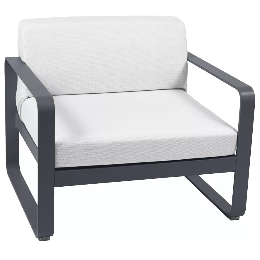 Fermob Bellevie Fauteuil Kussen Wit Acapulco Blue 9 Fermob Bellevie Fauteuil Kussen Wit Acapulco Blue - Afbeelding 9