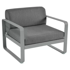 Fermob Bellevie Fauteuil Kussen Antraciet Lapilli Grey