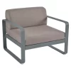 Fermob Bellevie Fauteuil Kussen Grey Taupe Storm Grey