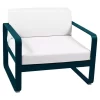 Fermob Bellevie Fauteuil Kussen Wit Acapulco Blue