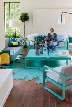 Fermob Bellevie Fauteuil Kussen Wit Acapulco Blue 30 Fermob Bellevie Fauteuil Kussen Wit Acapulco Blue -Meubelwinkel x886x886 fermob bellevie lounge tuinbank.jpg.pagespeed.ic .CDn q3Erom