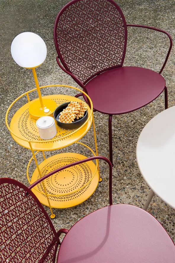 Fermob Lorette Conversation Bench Tuinbank Willow Green 5 Fermob Lorette Conversation Bench Tuinbank Willow Green - Afbeelding 5