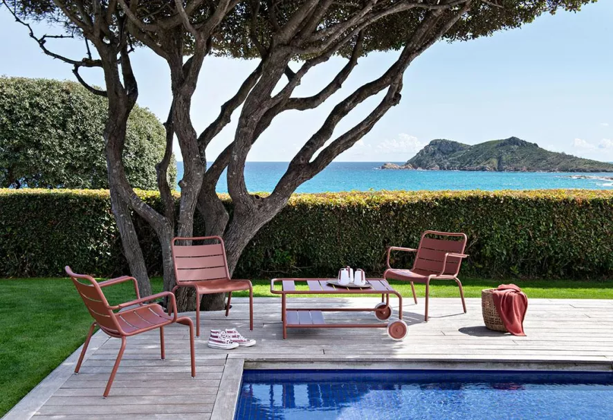 Fermob Luxembourg Trolley Laag Clay Grey 7 Fermob Luxembourg Trolley Laag Clay Grey - Afbeelding 7