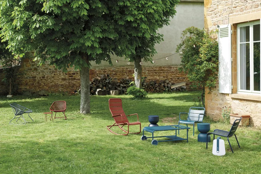 Fermob Luxembourg Trolley Laag Clay Grey 8 Fermob Luxembourg Trolley Laag Clay Grey - Afbeelding 8