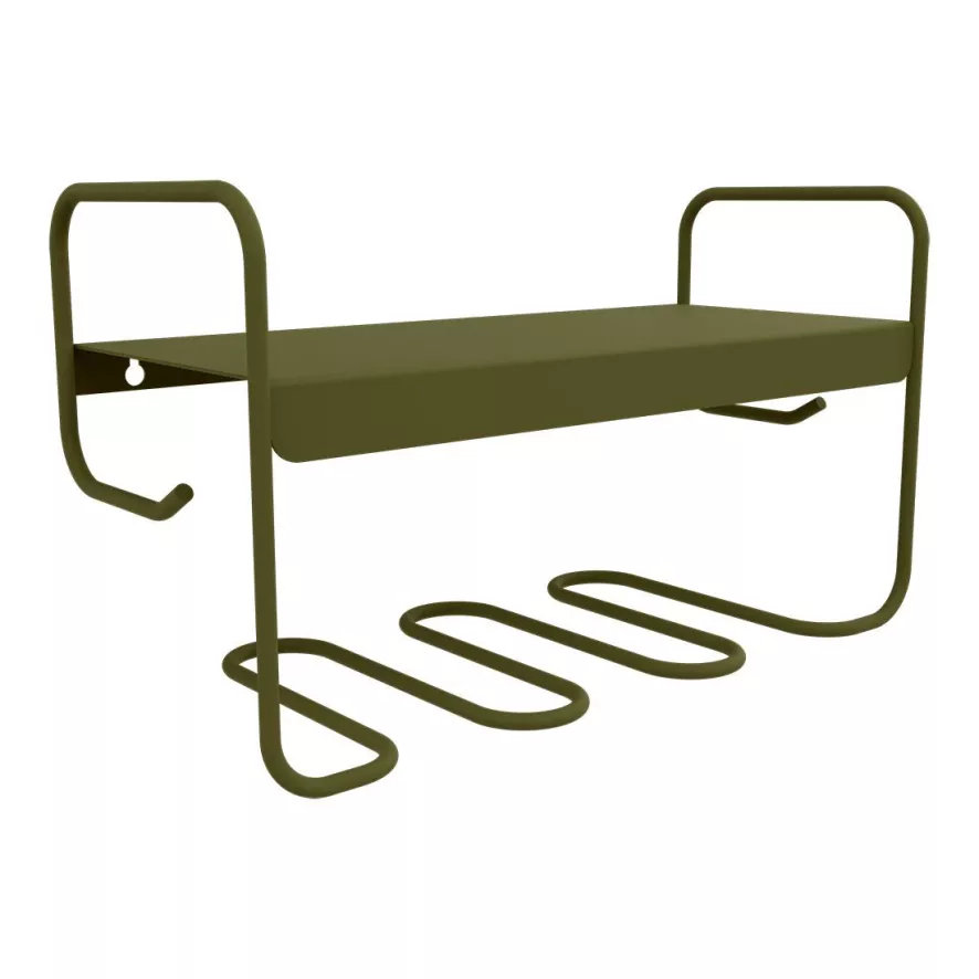 Fermob Picolino Wandplank Pesto 1 Fermob Picolino Wandplank Pesto