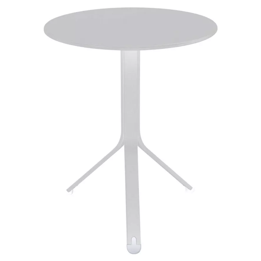 Fermob Rest'o Tuintafel Ø60 Cotton White 1 Fermob Rest'o Tuintafel Ø60 Cotton White