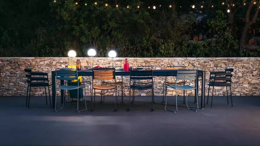 Fermob Ribambelle Tuintafel XL 149/299x100 Nutmeg 3 Fermob Ribambelle Tuintafel XL 149/299x100 Nutmeg - Afbeelding 3