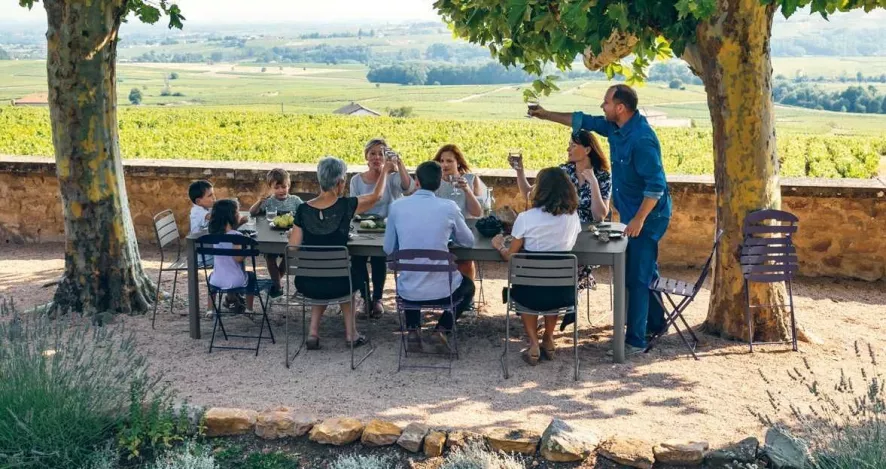 Fermob Ribambelle Tuintafel XL 149/299x100 Nutmeg 4 Fermob Ribambelle Tuintafel XL 149/299x100 Nutmeg - Afbeelding 4