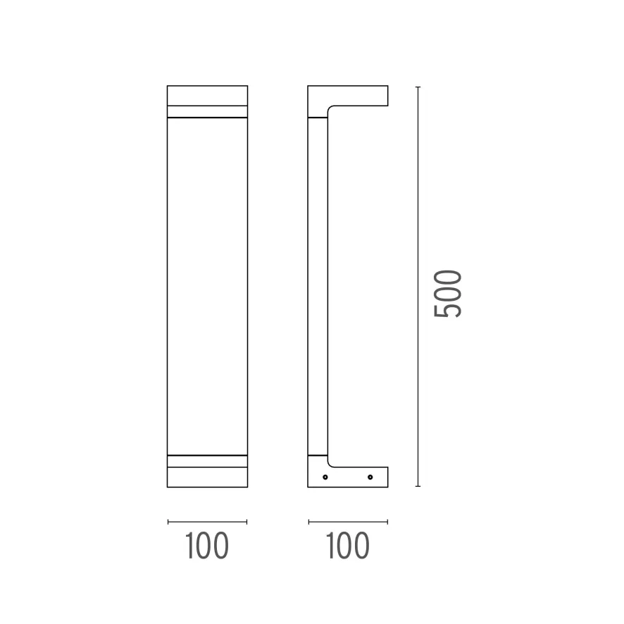 Flos Casting C 100x500 Sokkellamp LED 3000K Wit 2 Flos Casting C 100x500 Sokkellamp LED 3000K Wit - Afbeelding 2