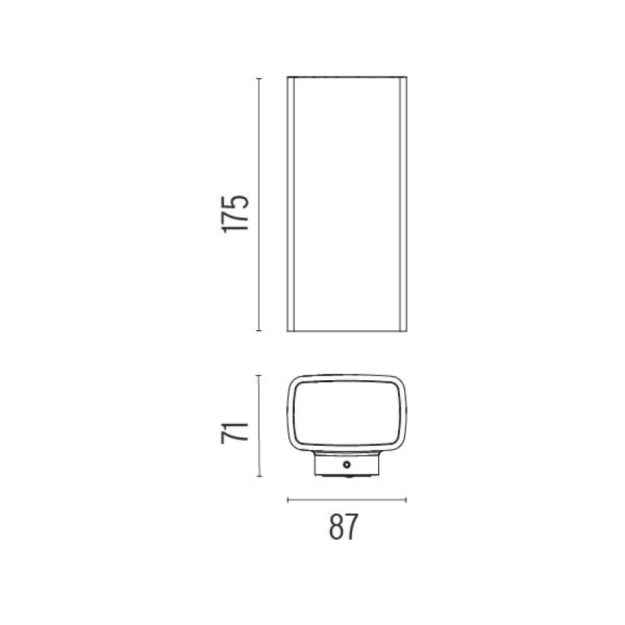 Flos Climber 87 Down Wandlamp LED 3000K Flood Antraciet 2 Flos Climber 87 Down Wandlamp LED 3000K Flood Antraciet - Afbeelding 2