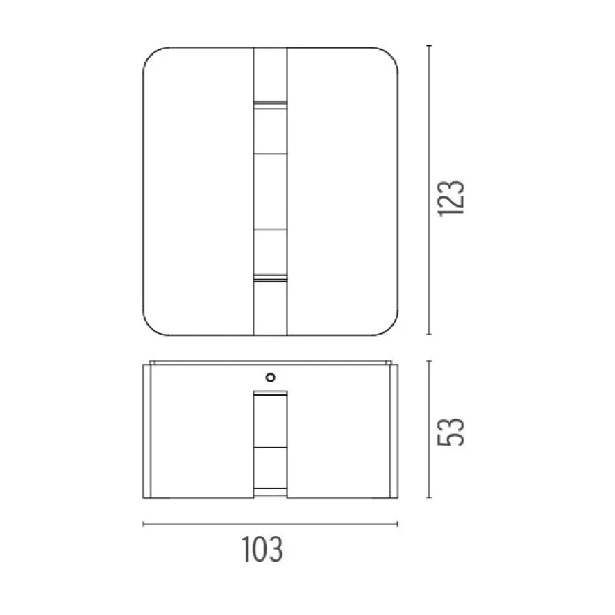 Flos Fenestra Wandlamp LED Grijs 2 Flos Fenestra Wandlamp LED Grijs - Afbeelding 2