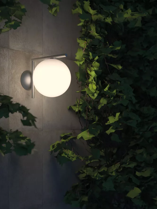 Flos IC Lights C/W1 Outdoor Wandlamp Donkerbruin 3 Flos IC Lights C/W1 Outdoor Wandlamp Donkerbruin - Afbeelding 3