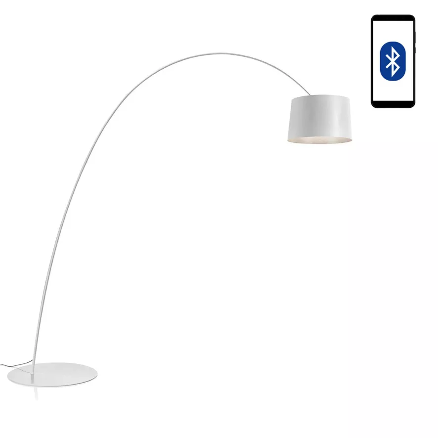 Foscarini Twiggy Elle MyLight Booglamp LED Wit 1 Foscarini Twiggy Elle MyLight Booglamp LED Wit