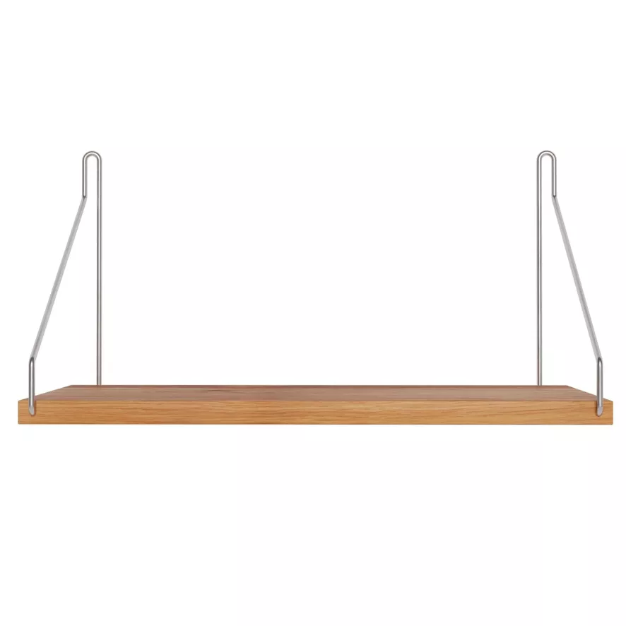 Frama Shelf Wandplank 40x20 Naturel/roestvrijstaal 1 Frama Shelf Wandplank 40x20 Naturel/roestvrijstaal
