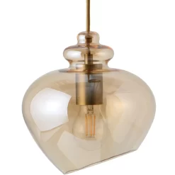 Frandsen Grace Hanglamp Ø23 Champagne Met Messing Fitting